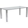 Kante Dining Table 180x90cm Clear