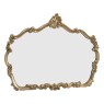 Large Gold Leafed Overmantle Mirror Large Gold Leafed Overmantle Mirror