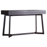 Gallery Direct Boho 2 Drawer Desk, Black Gallery Direct Boho 2 Drawer Desk, Black
