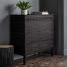 Gallery Direct Boho 4 Drawer Chest, Black Gallery Direct Boho 4 Drawer Chest, Black