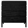 Gallery Direct Boho 4 Drawer Chest, Black