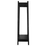 Gallery Direct Boho Open Wardrobe, Black Gallery Direct Boho Open Wardrobe, Black