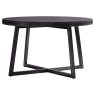 Gallery Direct Boho Round Dining Table, Black Gallery Direct Boho Round Dining Table, Black