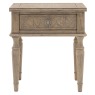 Gallery Direct Rustique 1 Drawer Side Table Gallery Direct Rustique 1 Drawer Side Table