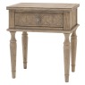 Gallery Direct Rustique 1 Drawer Side Table Gallery Direct Rustique 1 Drawer Side Table