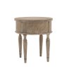 Gallery Direct Rustique Round Side Table Gallery Direct Rustique Round Side Table