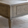 Gallery Direct Rustique Square 2 Drawer Coffee Table Gallery Direct Rustique Square 2 Drawer Coffee Table