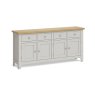 Hedon Dining Grey Oak 4 Door Extra Large Sideboard