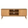 Malin Mid Century Modern Oak TV Unit
