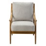 Gallery Direct Reliant Mid Century Modern armchair | Natural Linen Gallery Direct Reliant Mid Century Modern armchair | Natural Linen