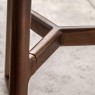 Gallery Direct Madrid Round Side Table, Walnut Gallery Direct Madrid Round Side Table, Walnut
