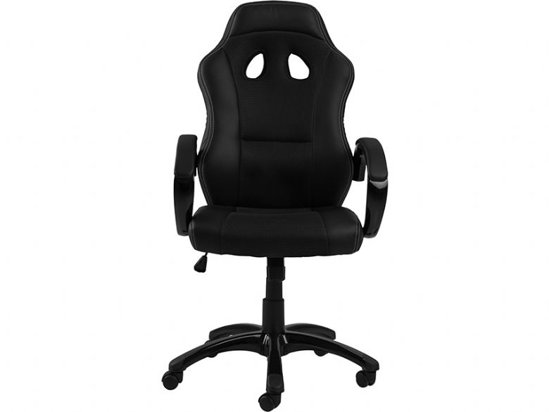 Clipper black height adjustable office chair