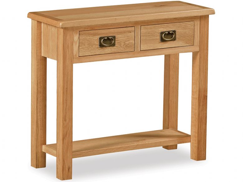 Salisbury oak console table