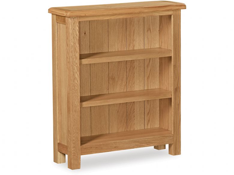 Winchester oak low bookcase