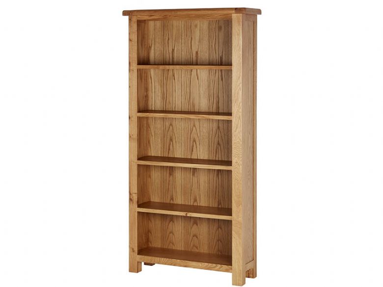 Winchester Oak Large Deep Bookcase, How Deep Should A Bookcase Be