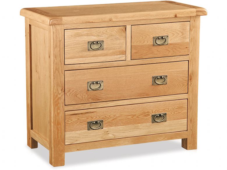 Winchester oak 2 over 3 chest of drawers