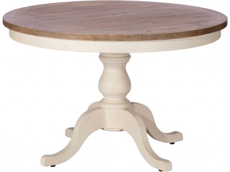 Chalcot reclaimed circular dining table
