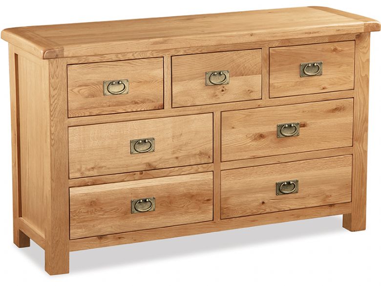 Winchester Oak 3 over 4 chest of drawers