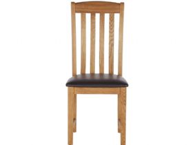 Winchester Oak Dining Chair With Vertical Slats
