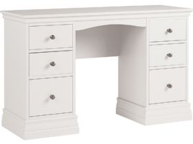 Painted Double Pedestal Dressing Table