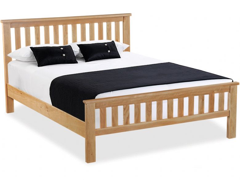 Oxford oak king size bed frame