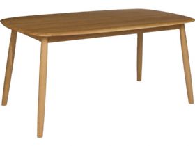 Bascote oak scandi style dining table available at Furniture Barn