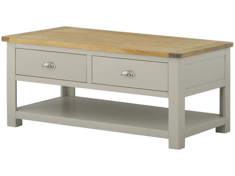 Hockley Painted Coffee Table With Drawers
