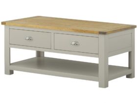 Hockley Painted Coffee Table With Drawers