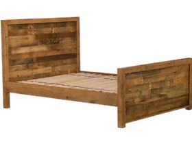 6'0 Super King Reclaimed High Foot End Bed