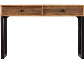 Reclaimed 2 Drawer Console Table