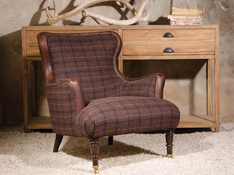 Tetrad Harris Tweed Nairn Chair | Furniture Barn