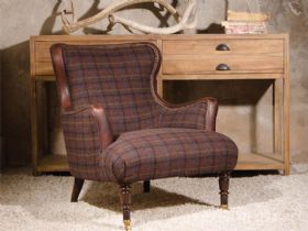 Tetrad Harris Tweed Nairn Chair | Furniture Barn