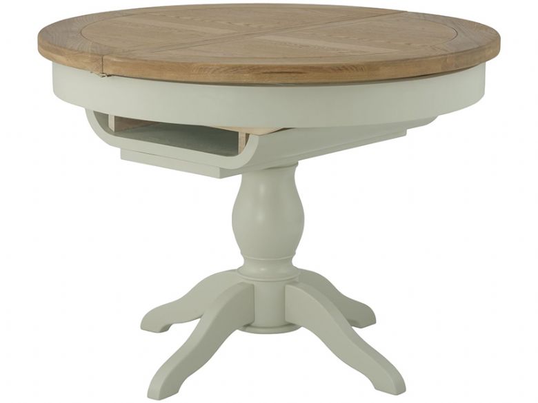 Hockley Grand Painted Round Butterfly Extending Dining Table
