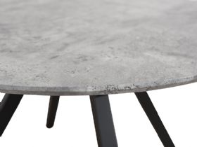 Zetta grey round table available at Furniture Barn