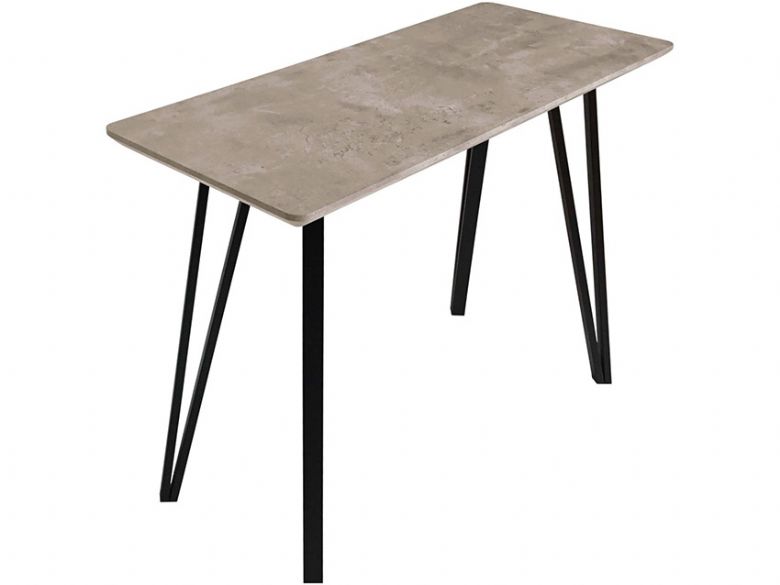 Zurich grey stone effect console table available at Furniture Barn