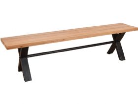 Yukon 140cm oak bench