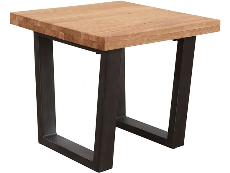 Yukon oak end table