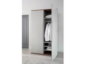 Style two door grey wardrobe interest free credit available