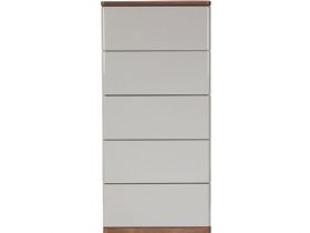 Style grey narrow chest of drawers available at Furniture Barn