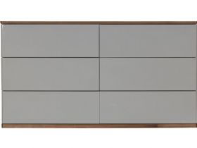 Style modern grey 6 drawer chest available at Furniture Barn