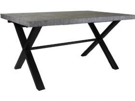 Alberta 190cm stone effect dining table available at Furniture Barn