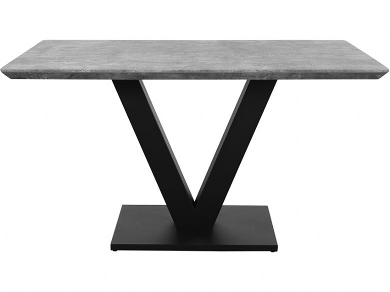 Pecos stone effect 135cm dining table available at Furniture Barn