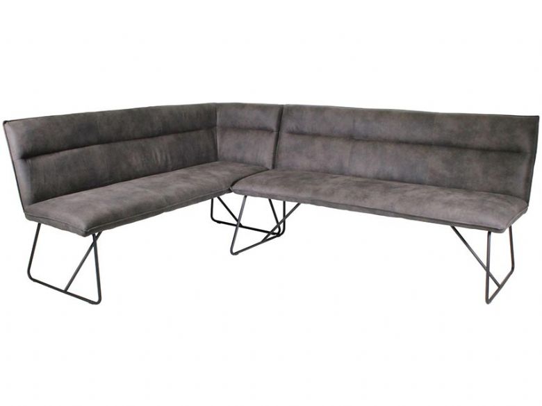 Pecos suede corner bench available at Furniture Barn