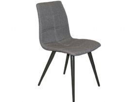 Xavier grey fabric dining chair available at Furniture Barn