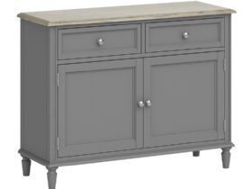 Ellison grey painted small sideboard available at Furniture Barn