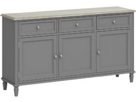 Ellison grey painted large sideboard available at Furniture Barn