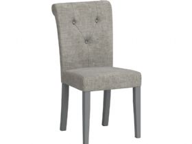 Ellison grey painted dining chair available at Furniture Barn