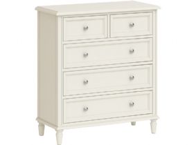 Ellison ivory 2 over 3 chest of drawers