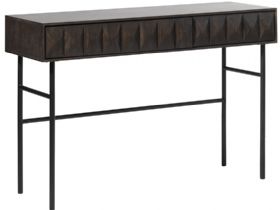 Anastasia modern dark wooden console hallway table
