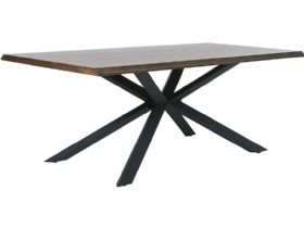 Fordham 160cm dark wood dining table